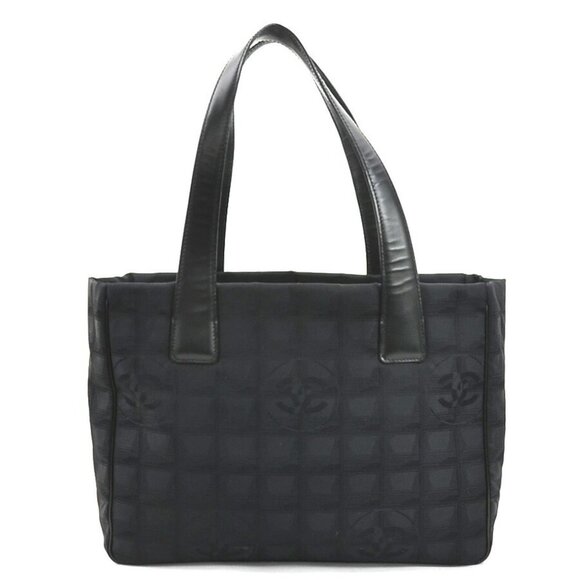 CHANEL Black Leather Shoulder Bag - Picture 1 of 5